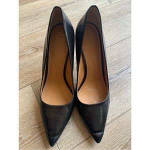 Tory Burch Elana 85mm Black Leather Pump